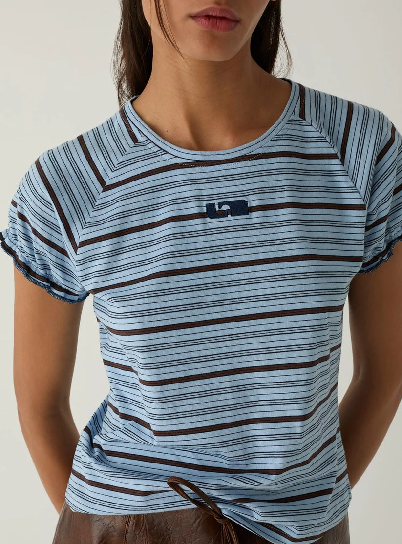 Laagam - Zaira Blue Logo T-shirt