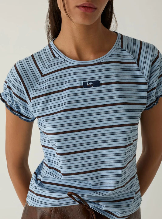 Laagam - Zaira Blue Logo T-shirt