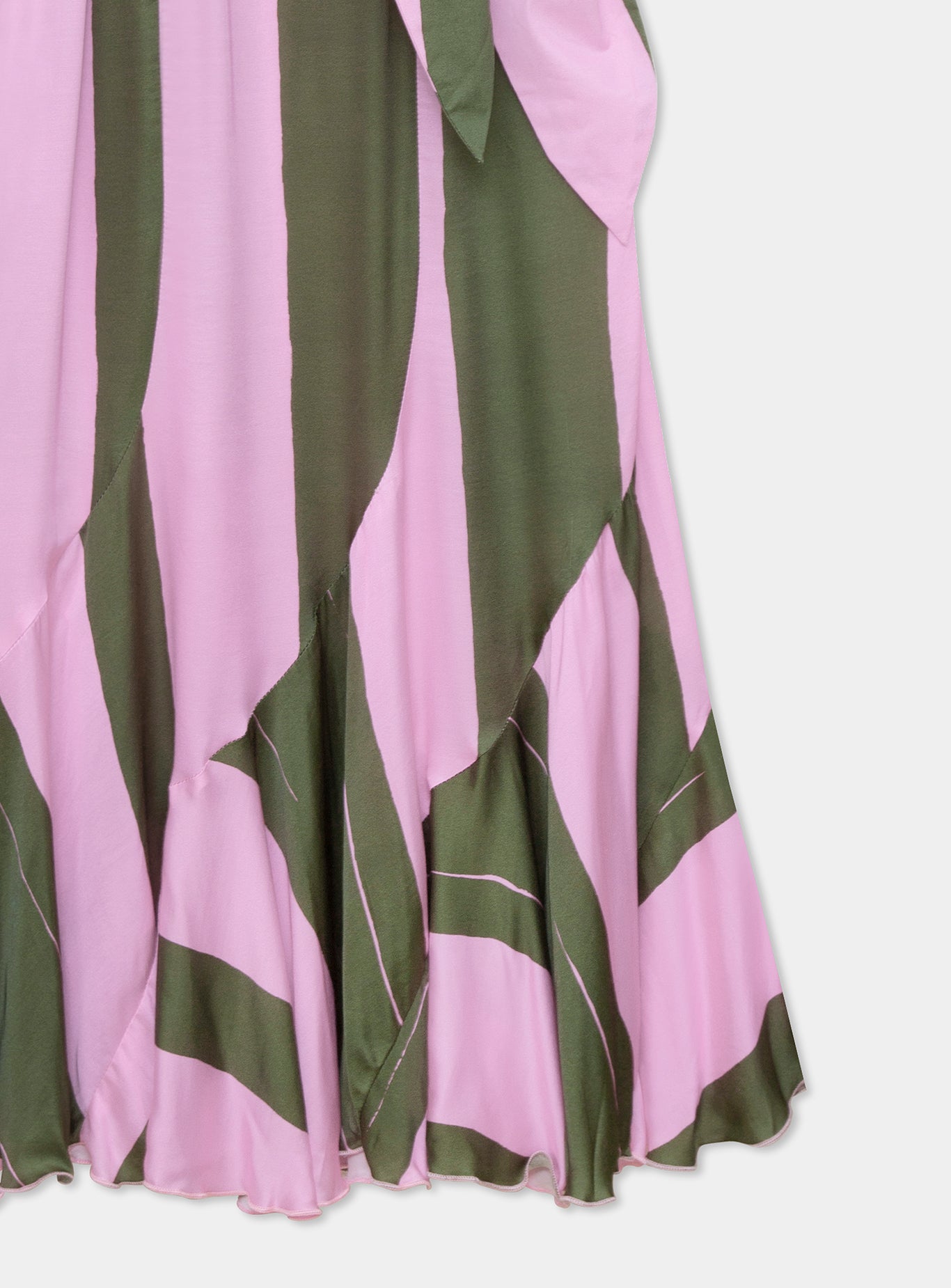 Laagam - Aria Pink Striped Dress - Bruiloftsgast jurk