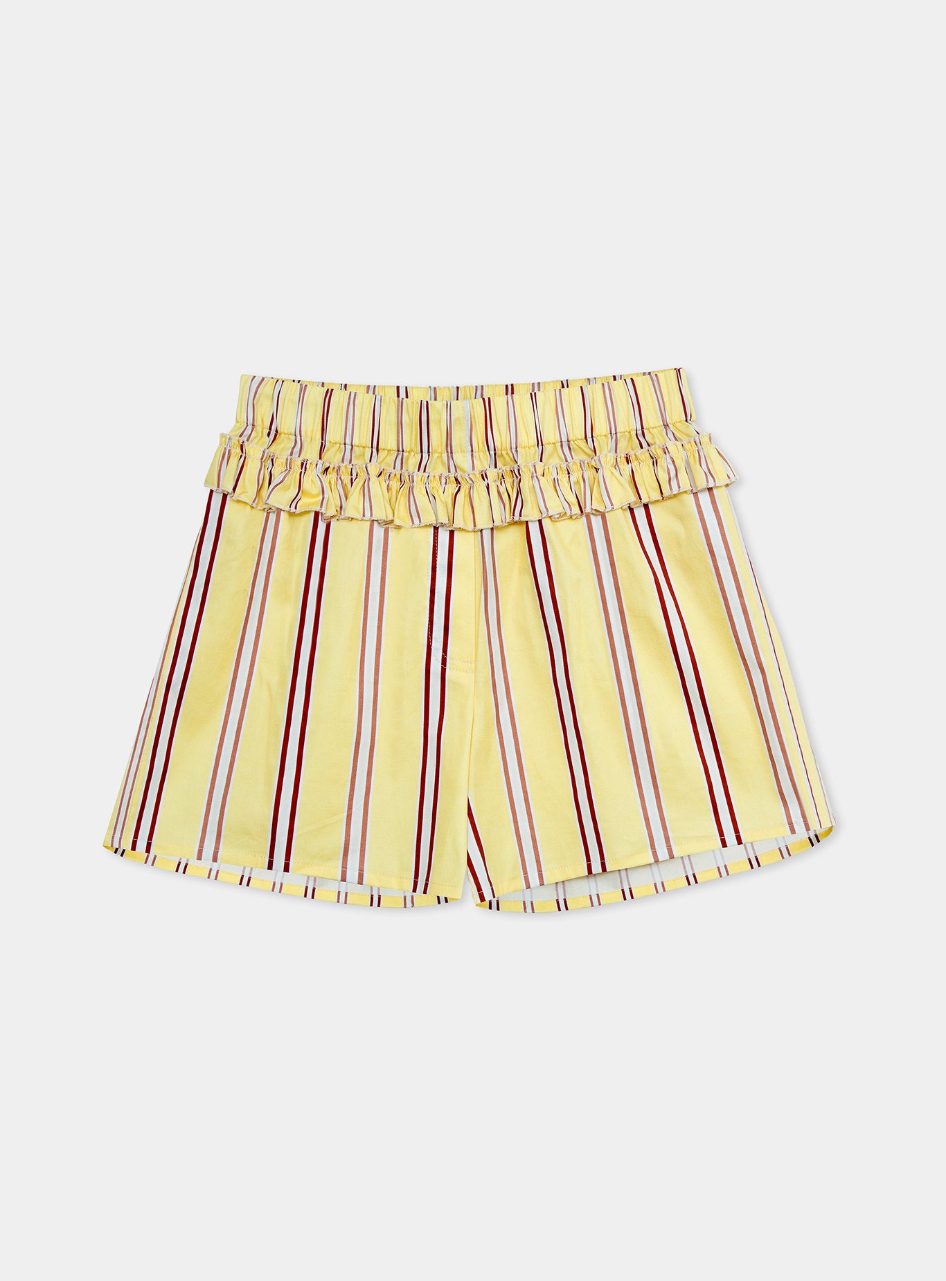 Laagam Caos Short Geel Gestreept