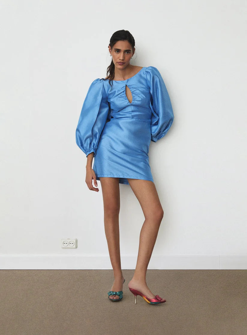 Laagam - Liza Blue Dress - Bruiloftsgast jurk