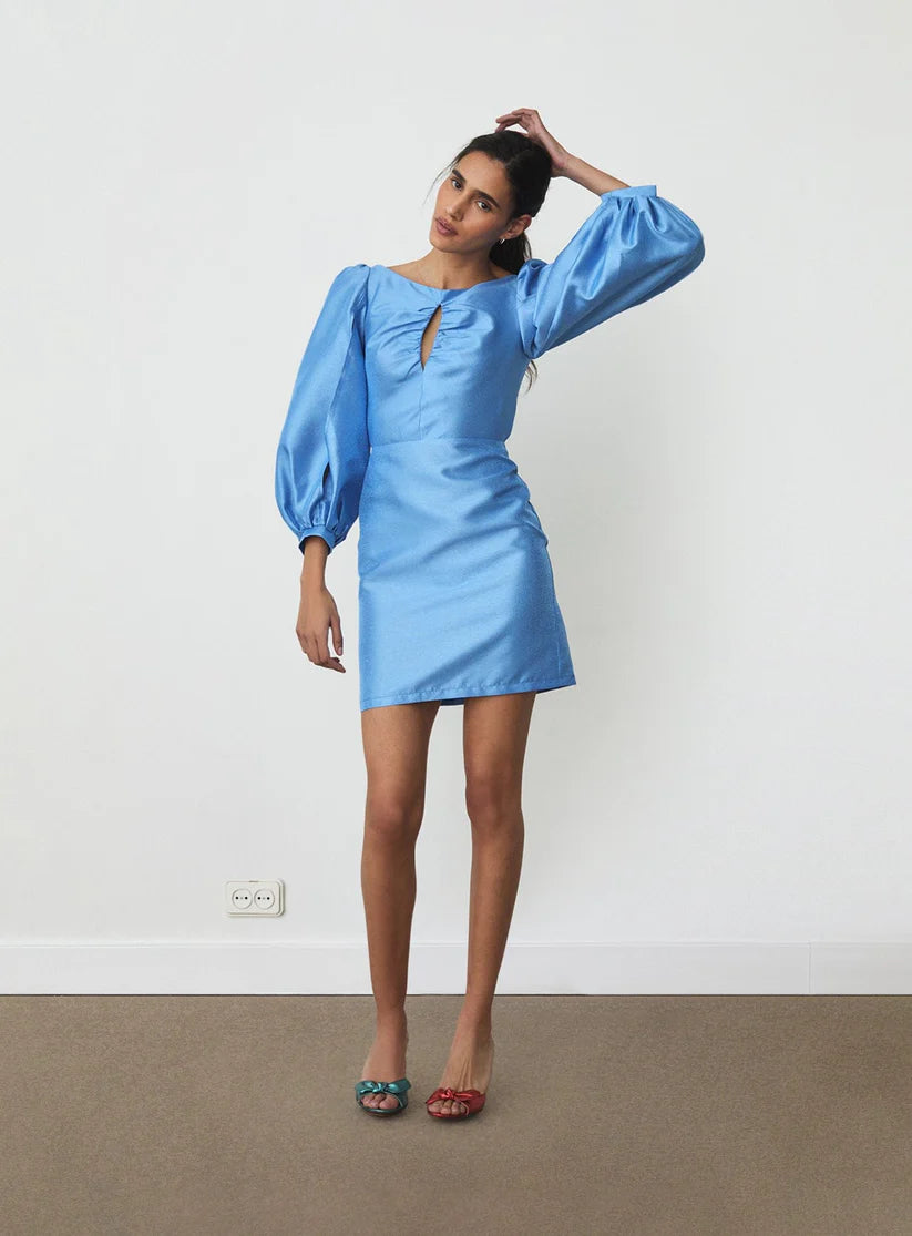 Laagam - Liza Blue Dress - Bruiloftsgast jurk