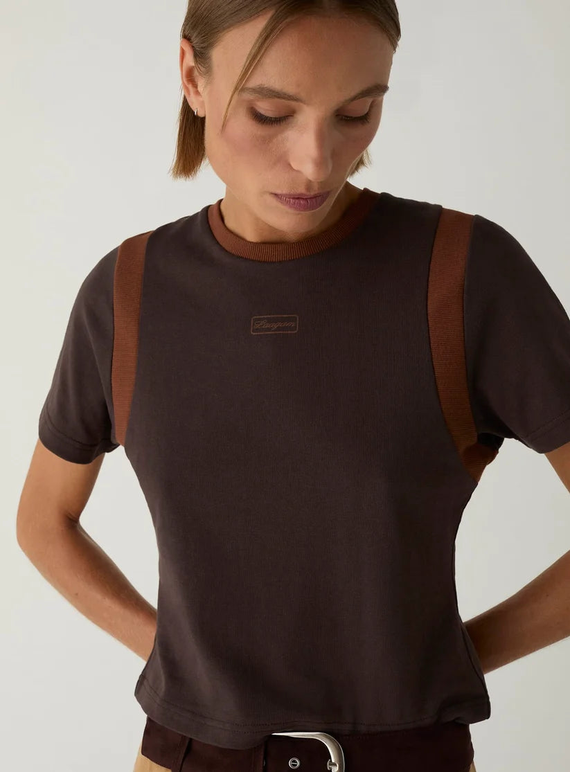 Laagam - Lumea Brown Logo T-shirt