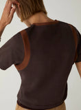 Load image into Gallery viewer, Laagam - Lumea Brown Logo T-shirt
