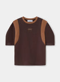 Load image into Gallery viewer, Laagam - Lumea Brown Logo T-shirt
