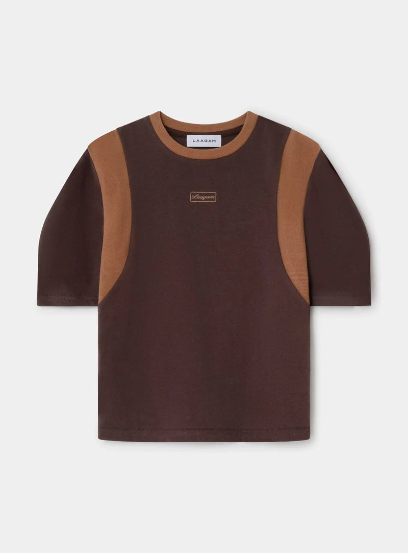 Laagam - Lumea Brown Logo T-shirt