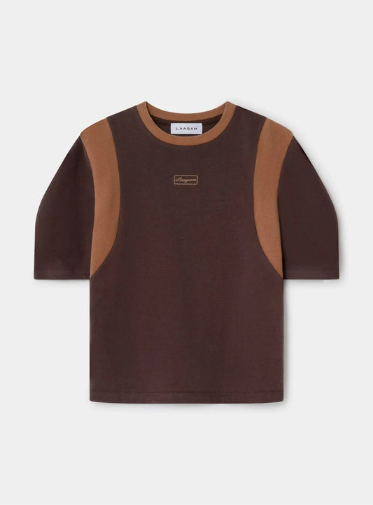 Laagam - Lumea Brown Logo T-shirt