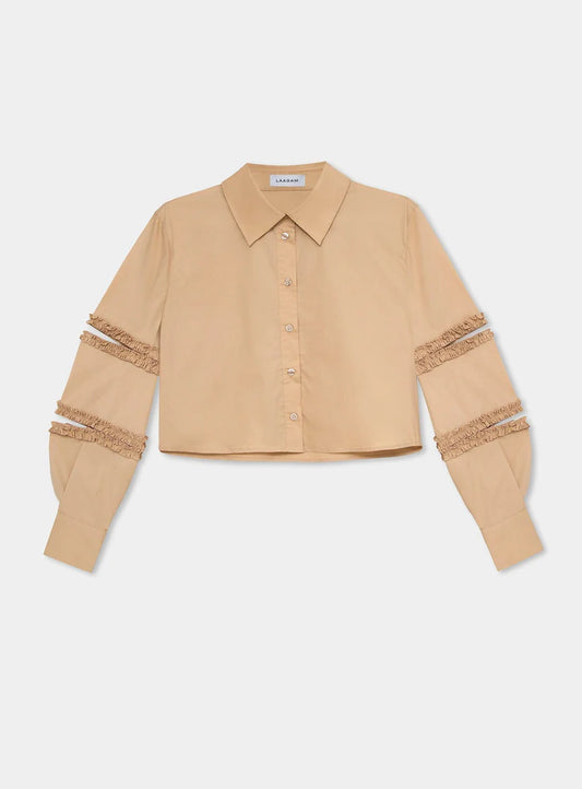 Laagam - Muna Cut-Out Shirt Sand