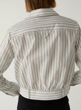 Load image into Gallery viewer, Laagam - Ryka White Striped Shirt Blouse
