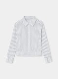 Load image into Gallery viewer, Laagam - Ryka White Striped Shirt Blouse
