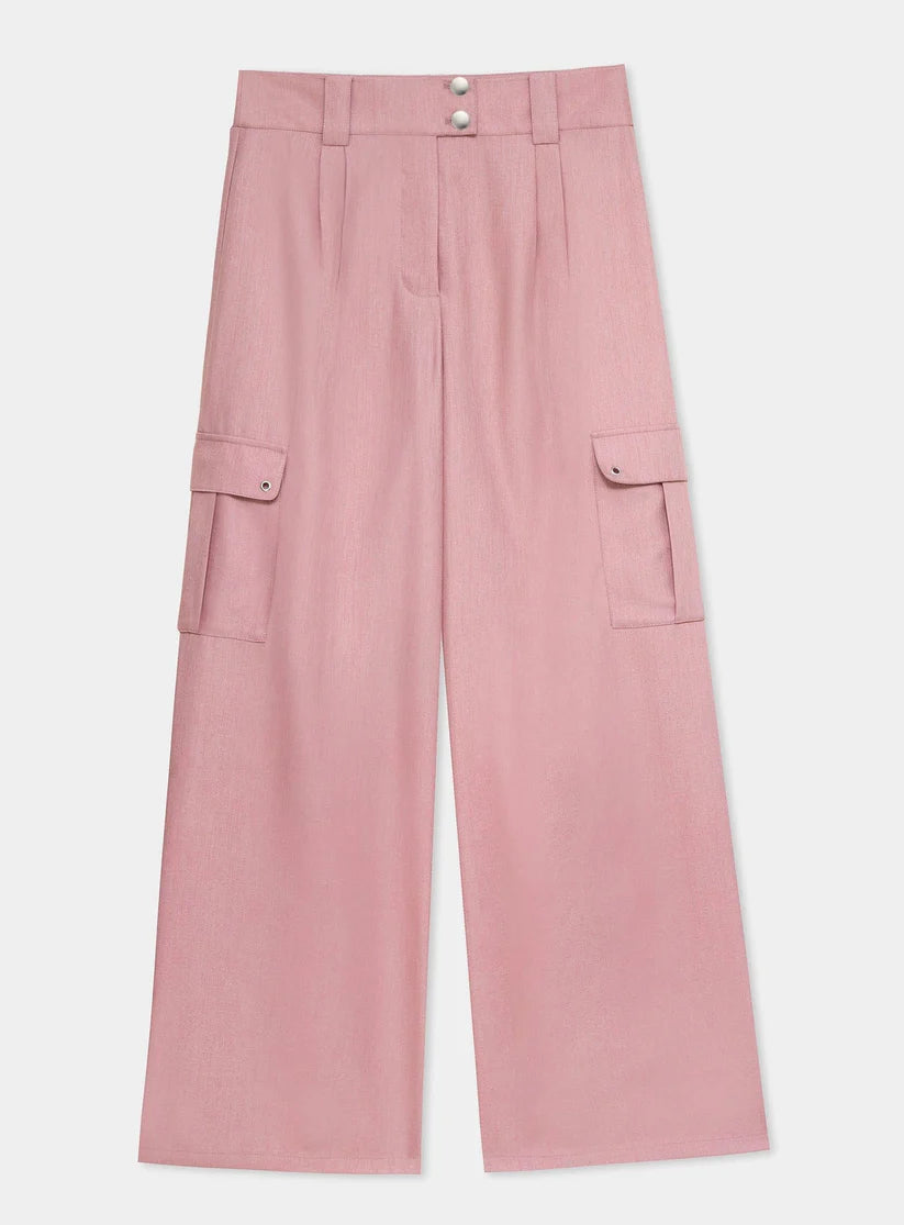 Laagam - Tirsa Pink Cargo Pants