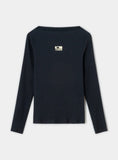 Load image into Gallery viewer, Laagam Emory Longsleeve Zwart - Mouwen vallen strak
