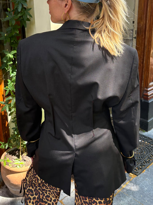 LACHA Studio Girl Power Pinstripe Upcycled Blazer – maat M