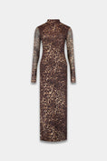 Load image into Gallery viewer, Harper & Yve Jessie Mesh Jurk Leopard
