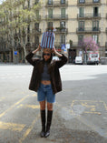 Load image into Gallery viewer, Mosj Atelier Blueberry Bucket Bag
