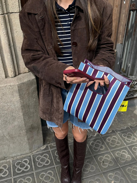 Mosj Atelier Blueberry Bucket Bag