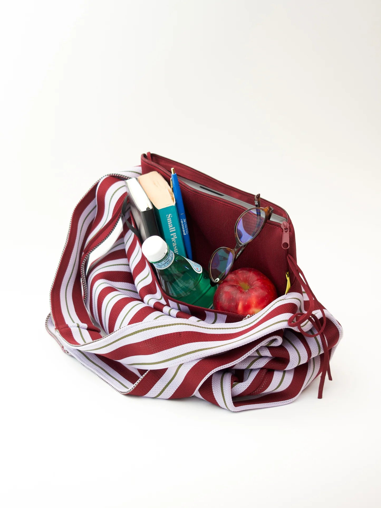 Mosj Atelier Burgundy Boxer Bag
