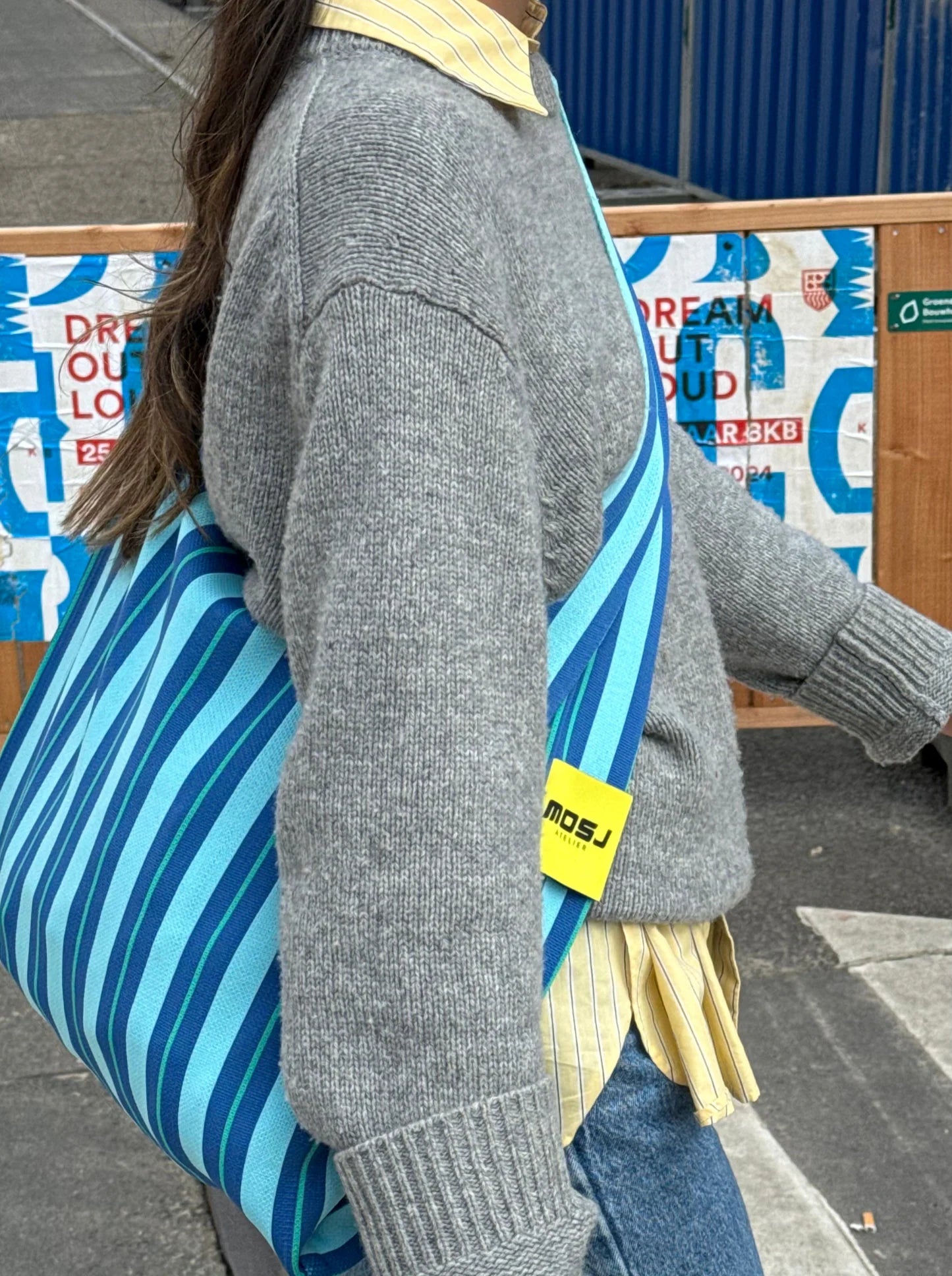 Mosj Atelier Elba Blue Boxer Bag