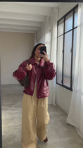 Load and play video in Gallery viewer, Laagam - Cupido Jas Burgundy
