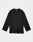 Load image into Gallery viewer, Stieglitz Brisa Skate Longsleeve met ruffle - zwart
