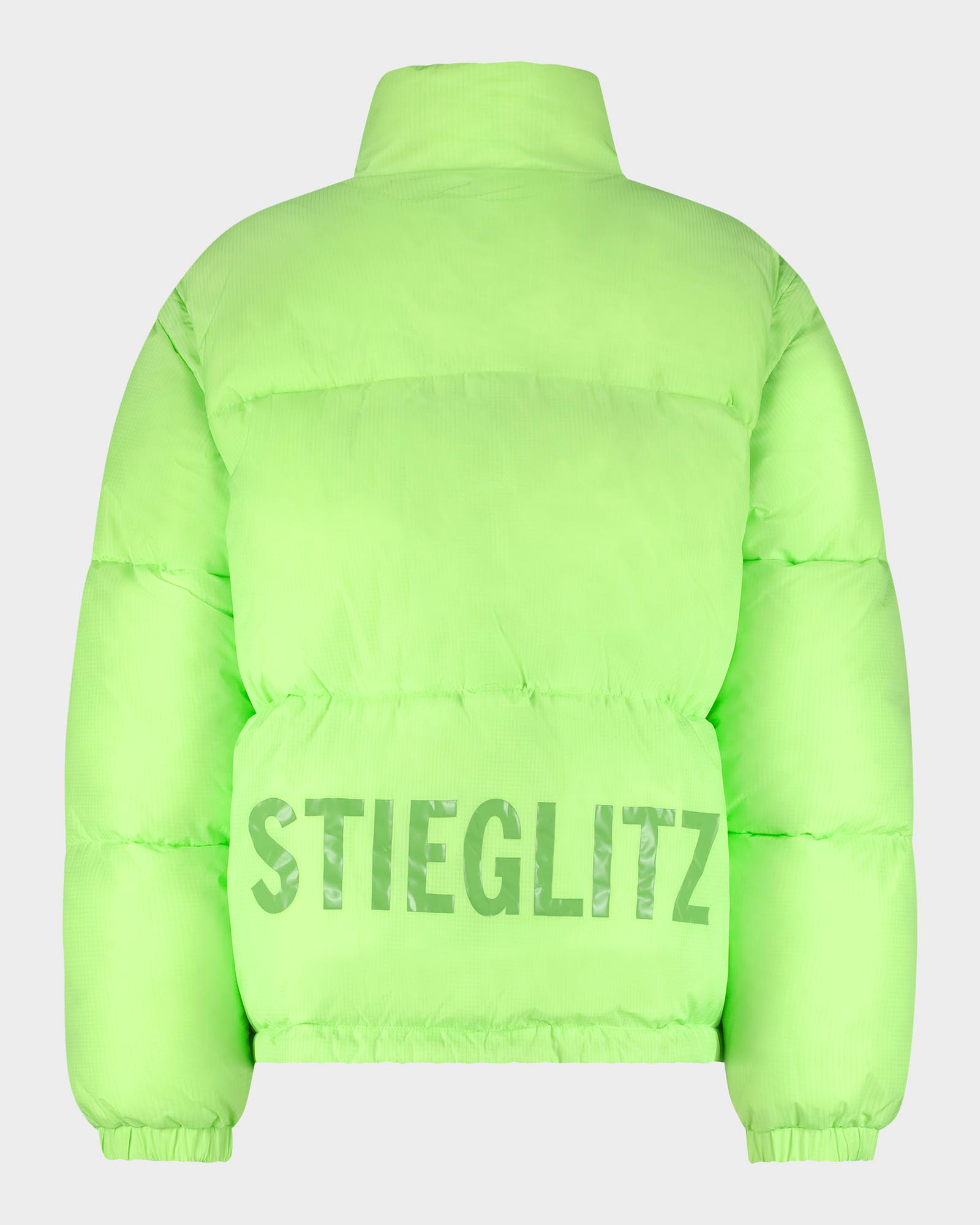Stieglitz - Charo Puffer Jas/ Bodywarmer Neon Groen - Valt ruim