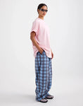 Load image into Gallery viewer, Stieglitz - Briana Check Broek - Blauwe Ruit - Valt Heel Groot
