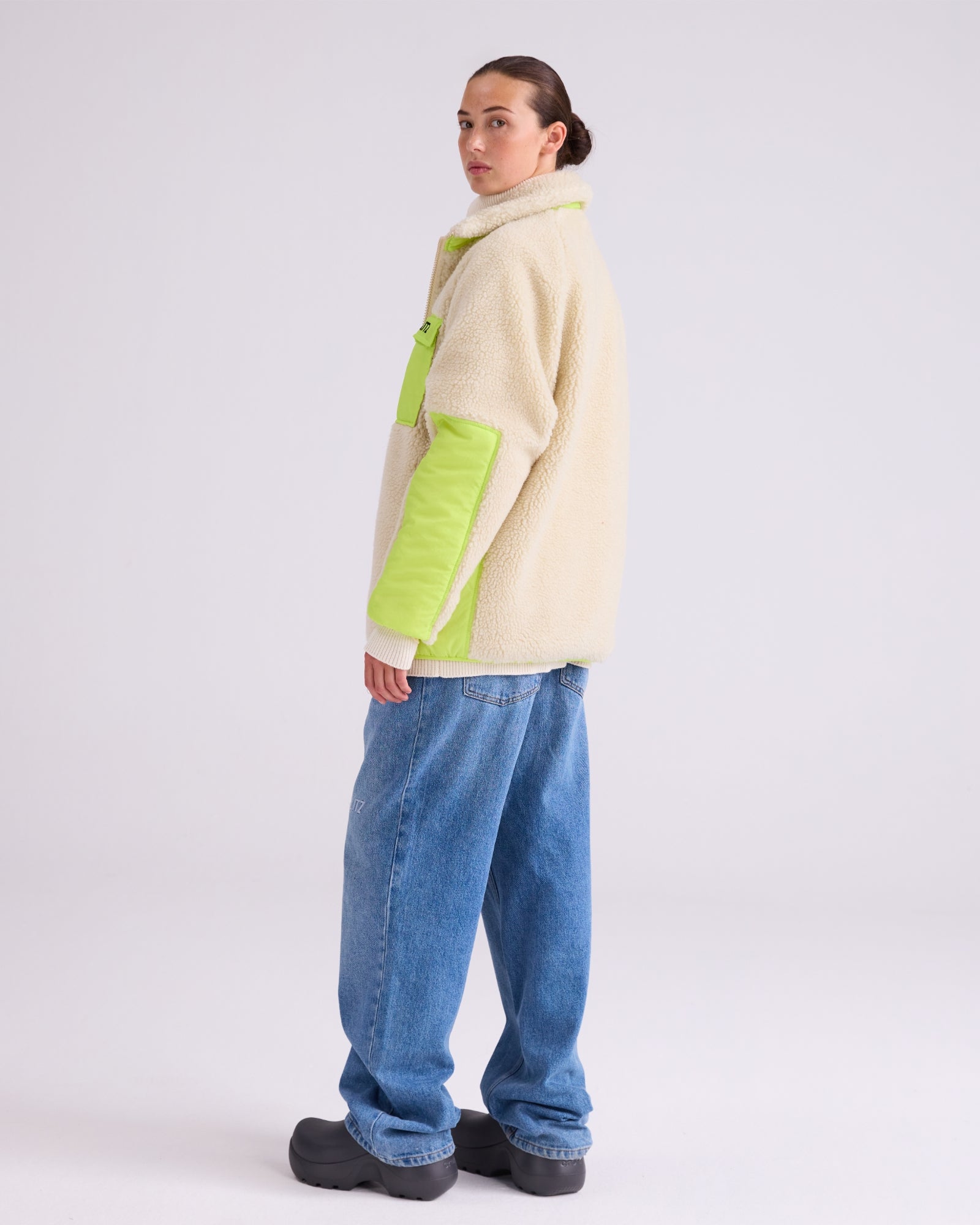 Stieglitz - Devante Teddy Jas Neon Geel - Valt Ruim