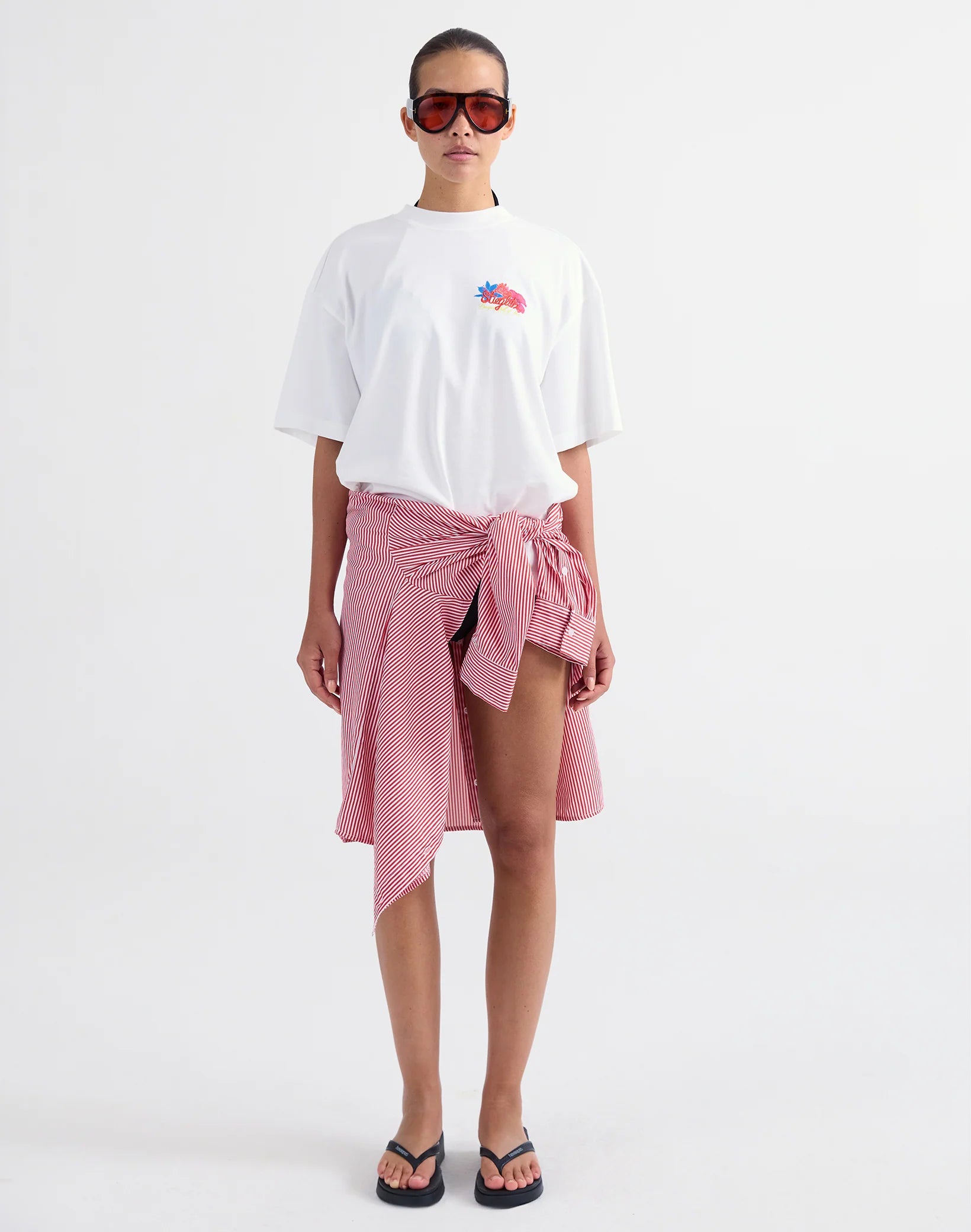 Stieglitz Doris Oversized Tshirt wit - valt heel groot