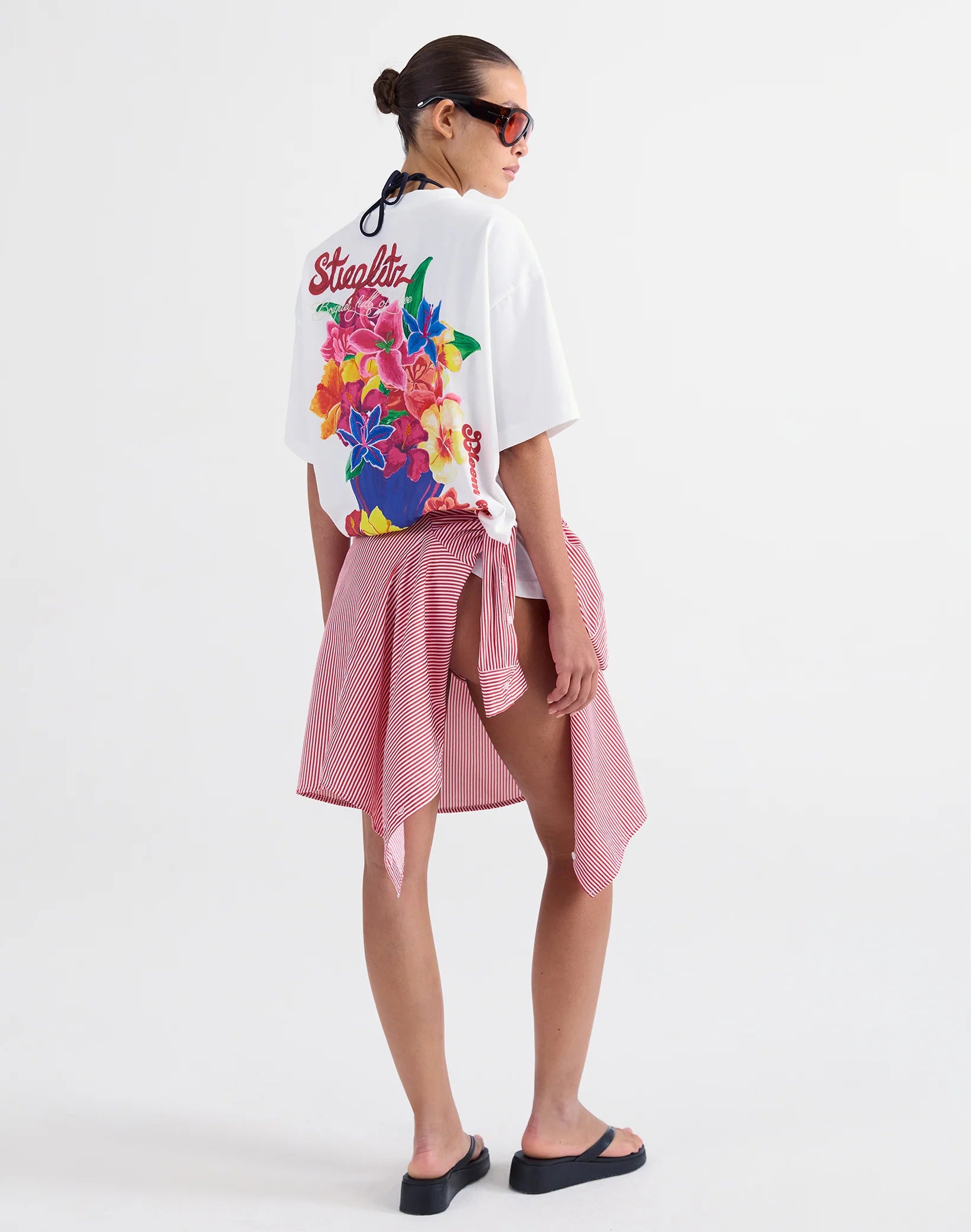 Stieglitz Doris Oversized Tshirt wit - valt heel groot