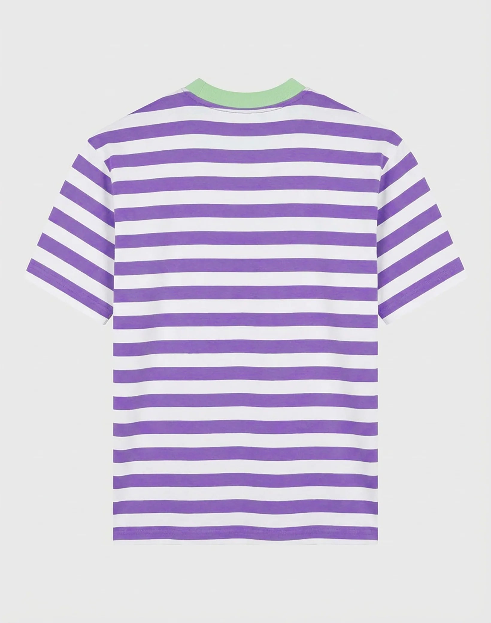 Stieglitz Joana Strepen Tshirt Paars Wit- Valt beetje oversized