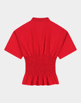 Load image into Gallery viewer, Stieglitz Kyla Smocked Blouse Rood
