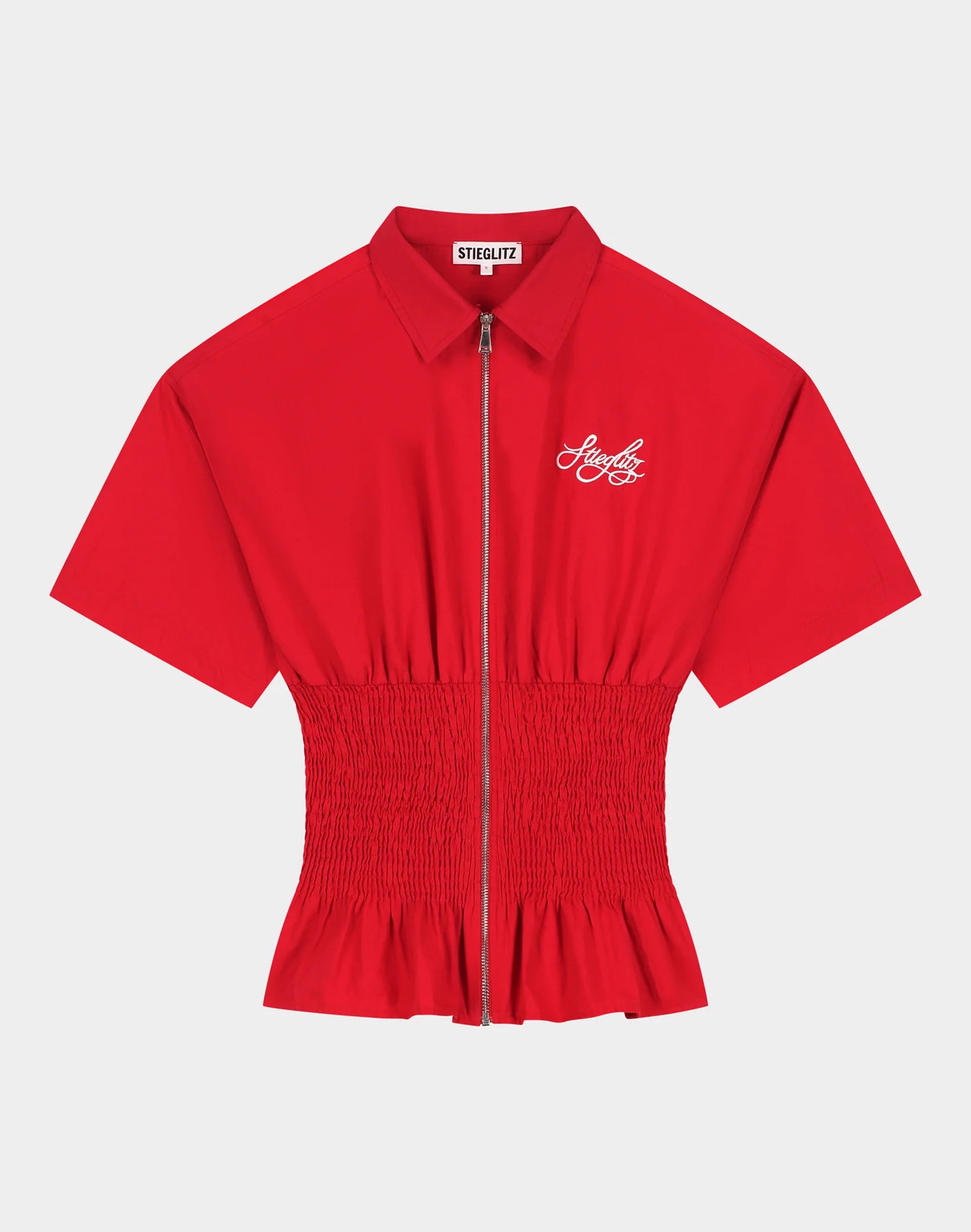 Stieglitz Kyla Smocked Blouse Rood