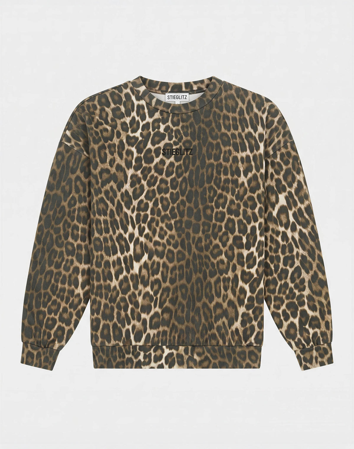 Stieglitz Sabrina Leopard Oversized Sweater Luipaard