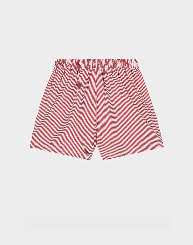 Stieglitz - Lua Strepen Short Rood Wit