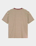 Load image into Gallery viewer, Stieglitz Pip Strepen Tshirt Groen- Valt heel oversized
