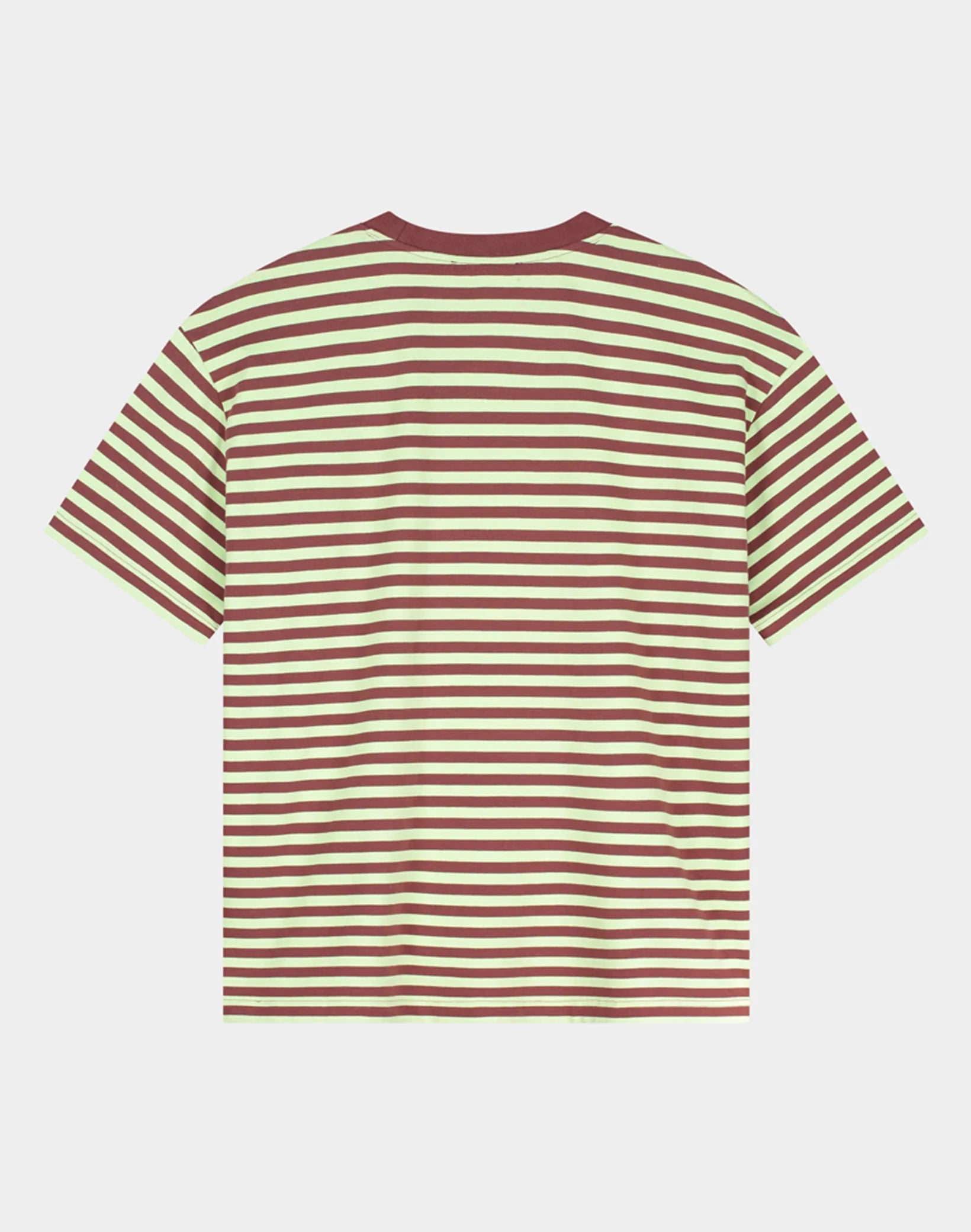 Stieglitz Pip Strepen Tshirt Groen- Valt heel oversized