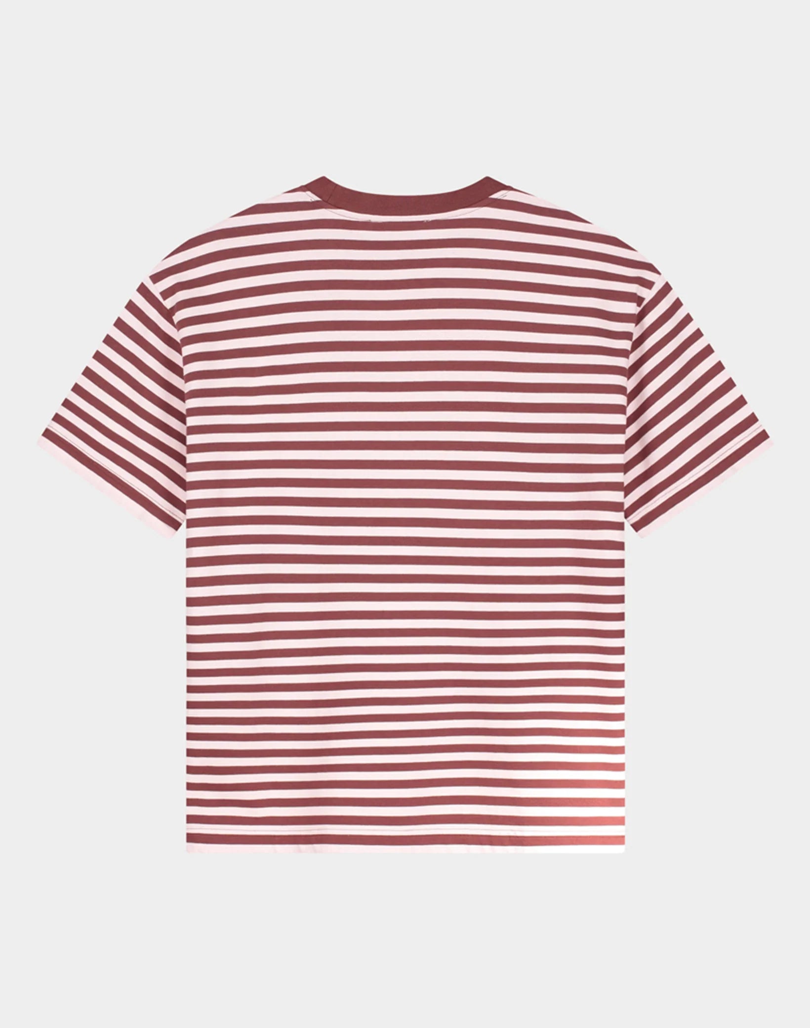 Stieglitz Pip Strepen Tshirt Roze- Valt heel oversized