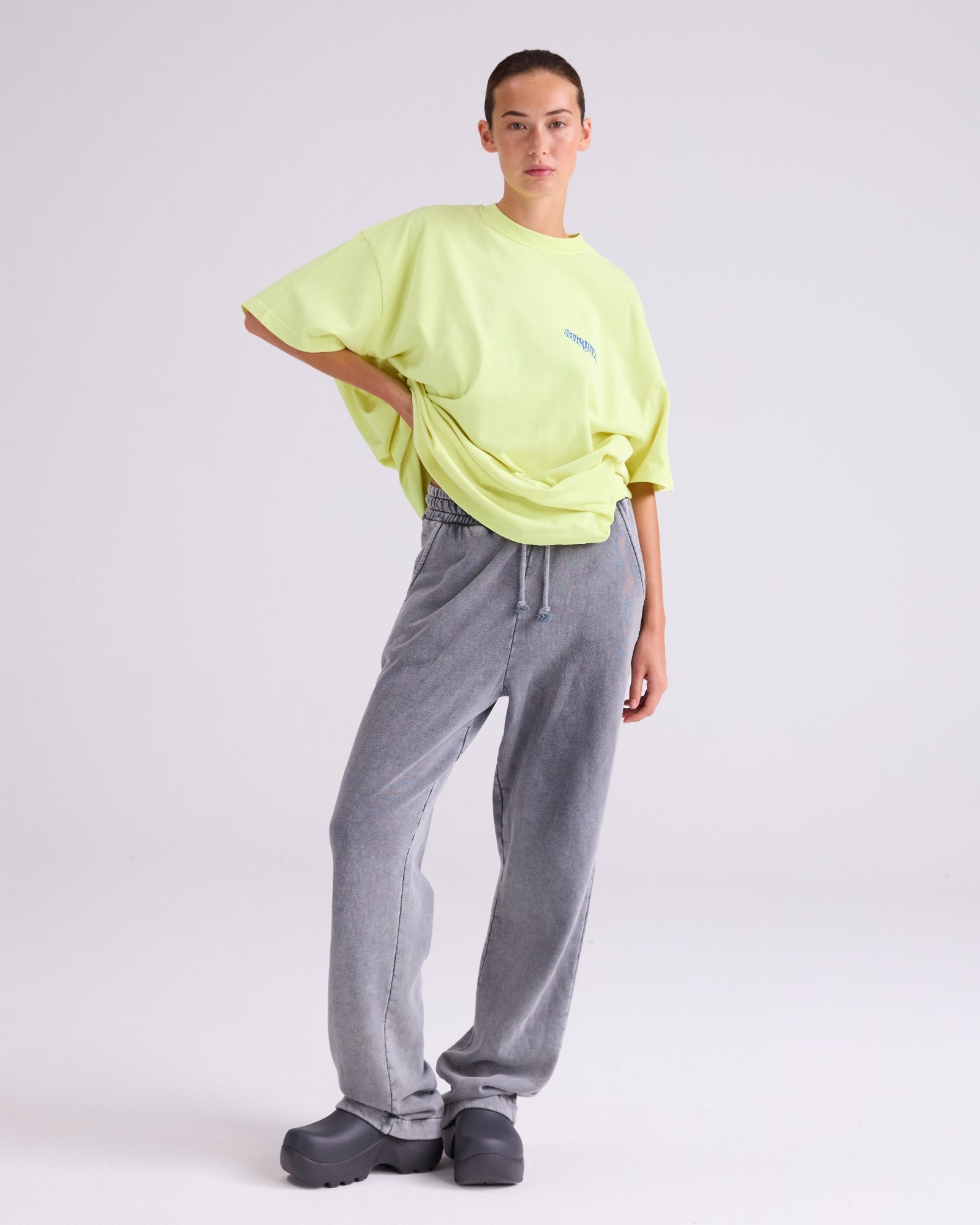 Stieglitz World of Stieg T-shirt Geel - Valt Groot