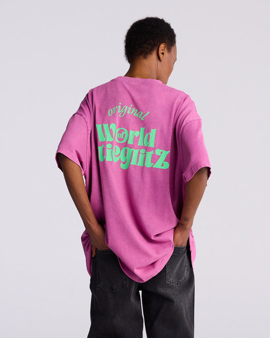 Stieglitz World of Stieg T-shirt Roze - Valt Groot