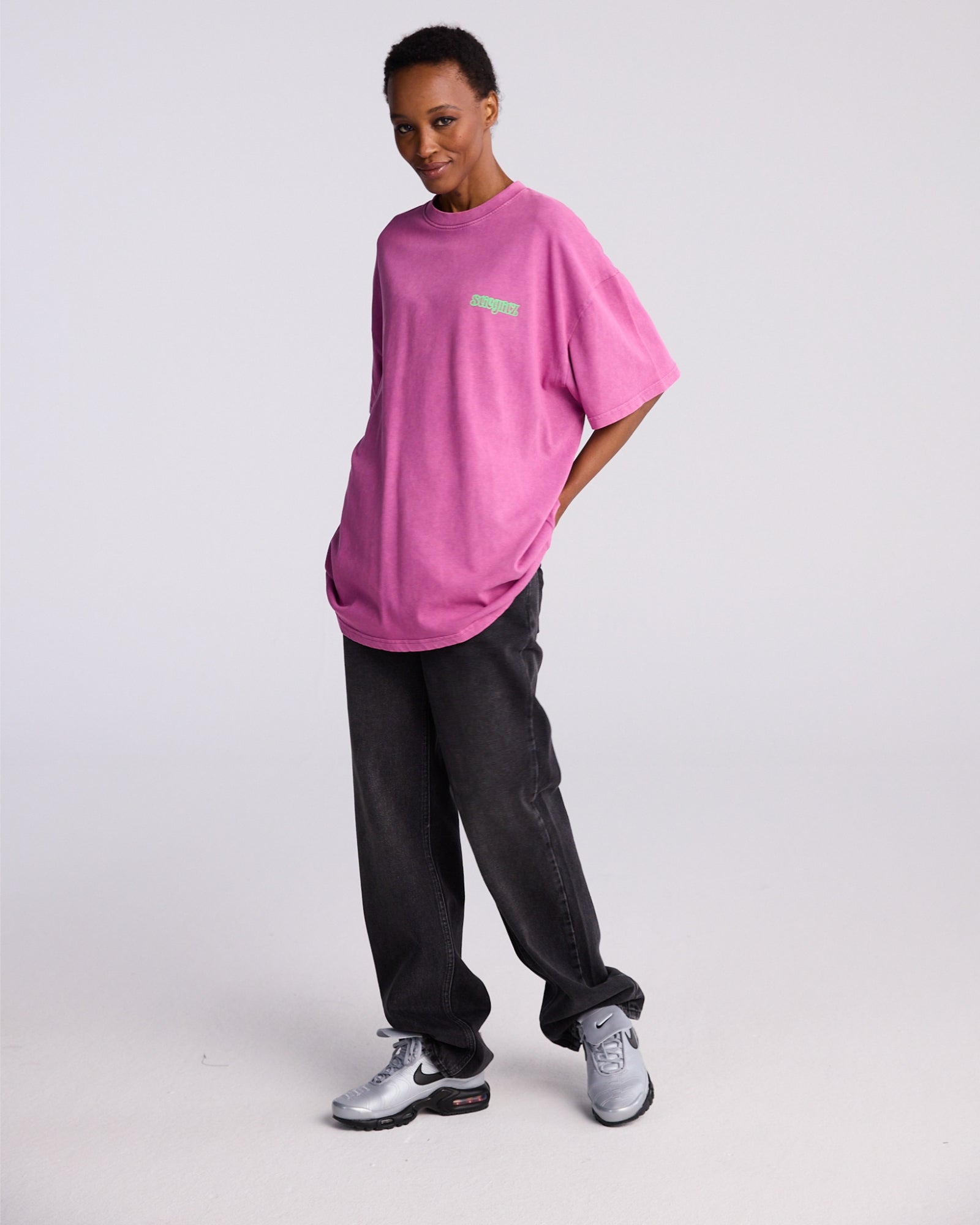 Stieglitz World of Stieg T-shirt Roze - Valt Groot