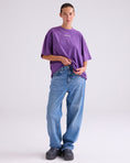 Load image into Gallery viewer, Stieglitz - Wornout Tee Purple - Valt Ruim
