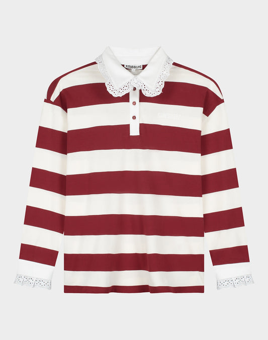 Stieglitz Zelina Polo Longsleeve Lace Cuff
