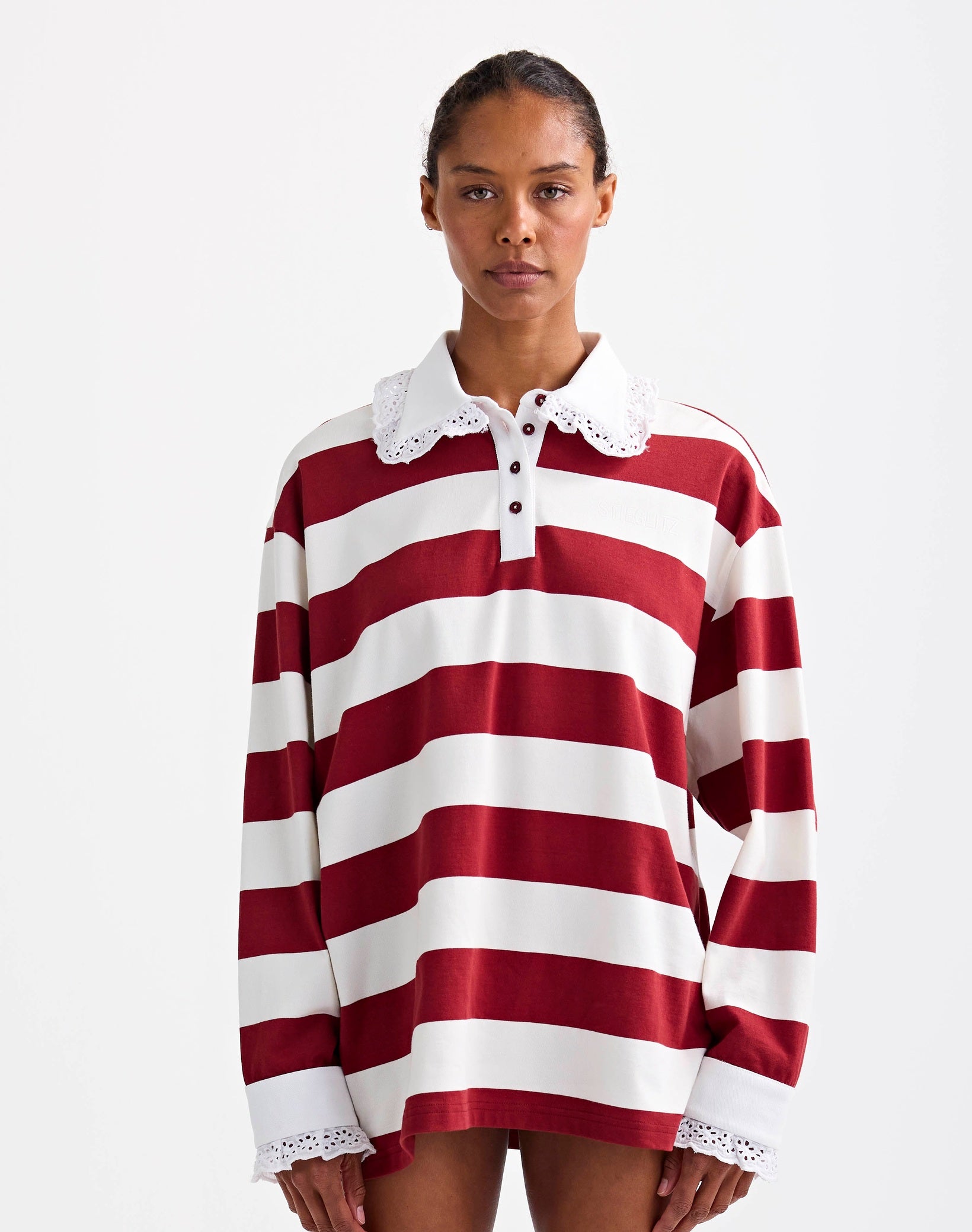 Stieglitz Zelina Polo Longsleeve Lace Cuff