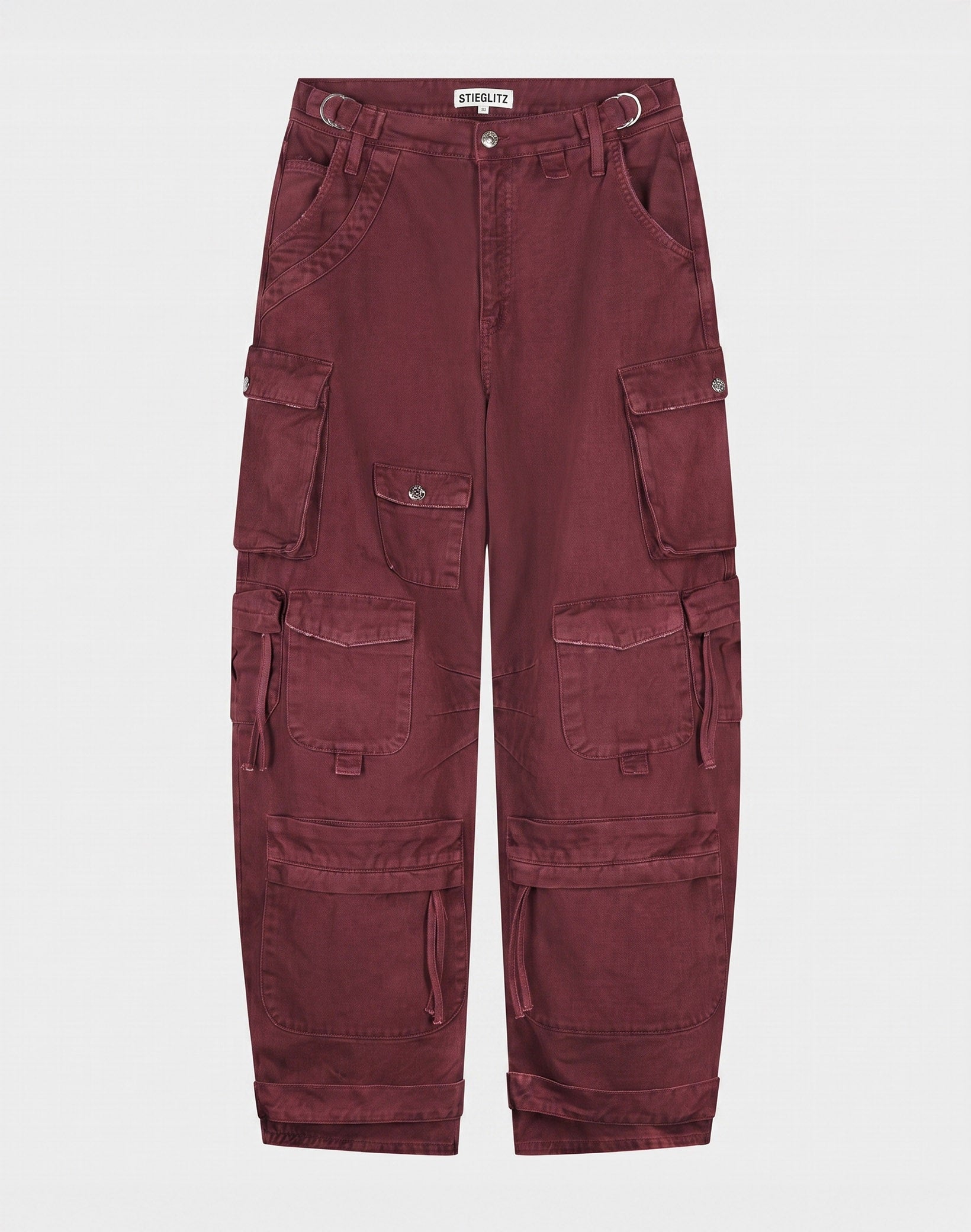 Stieglitz - France Balloon Cargo Jeans Burgundy