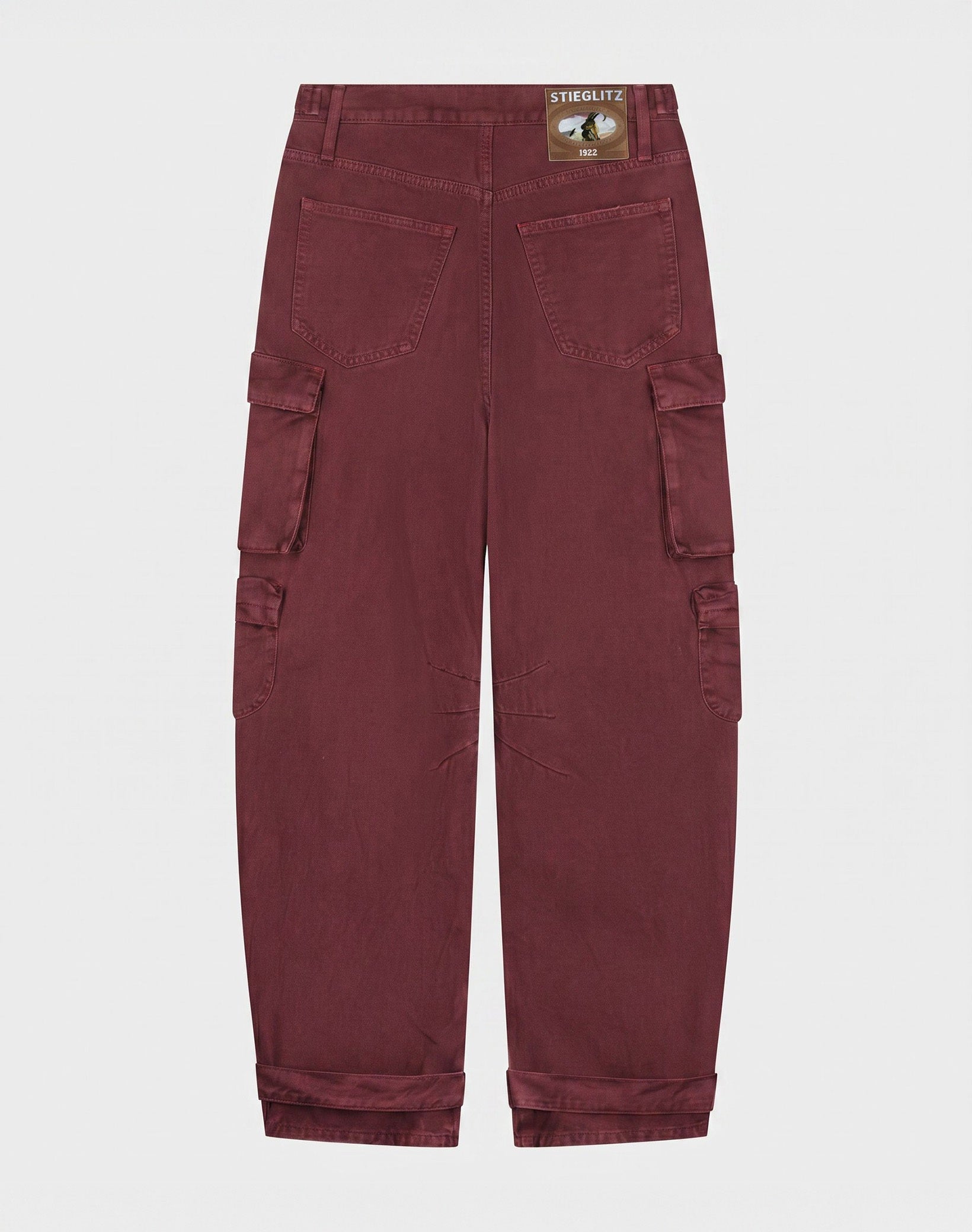 Stieglitz - France Balloon Cargo Jeans Burgundy
