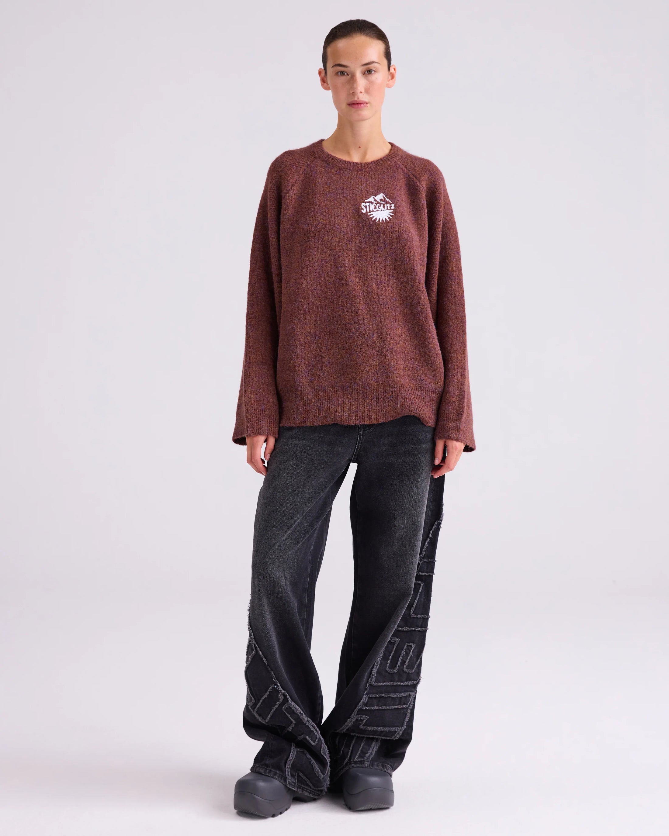 Stieglitz Melicia trui - bruin