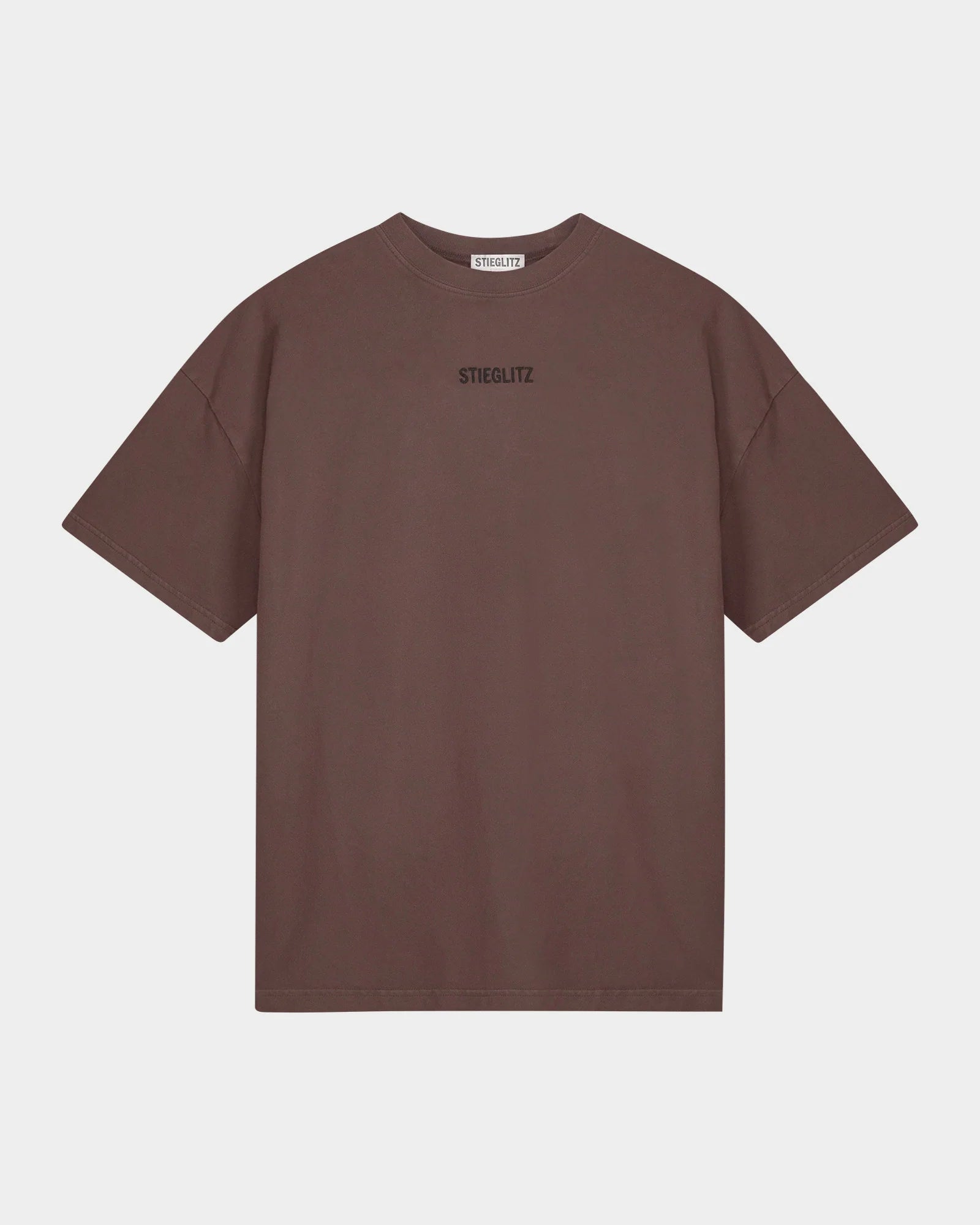 Stieglitz Miquel Tshirt Bruin - Valt Groot