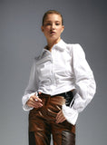 Load image into Gallery viewer, Laagam - Buffalo Faux Leather Broek
