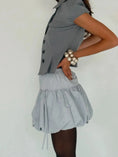 Load image into Gallery viewer, Susmies Lily Blue Balloon Skirt
